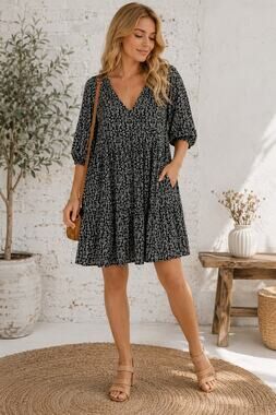 Universal Thread Women’s Babydoll Dress; Size Large